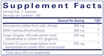 Glucosamine/MSM with joint comfort herbs