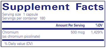 Chromium (picolinate) 500 mcg
