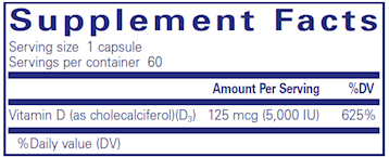 Vitamin D3 125 mcg (5,000 IU)