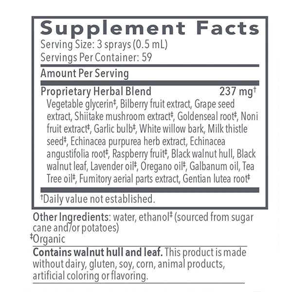 Biocidin®TS (Daily Herbal Throat Spray)
