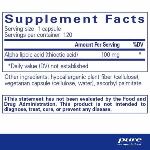 Alpha Lipoic Acid 100 mg