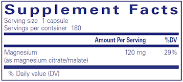Magnesium (citrate/malate)