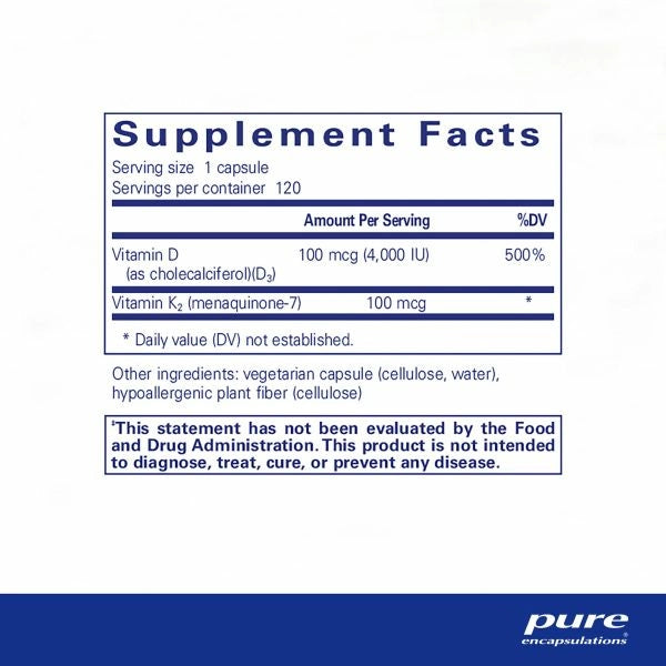Vitamin D3 & K2