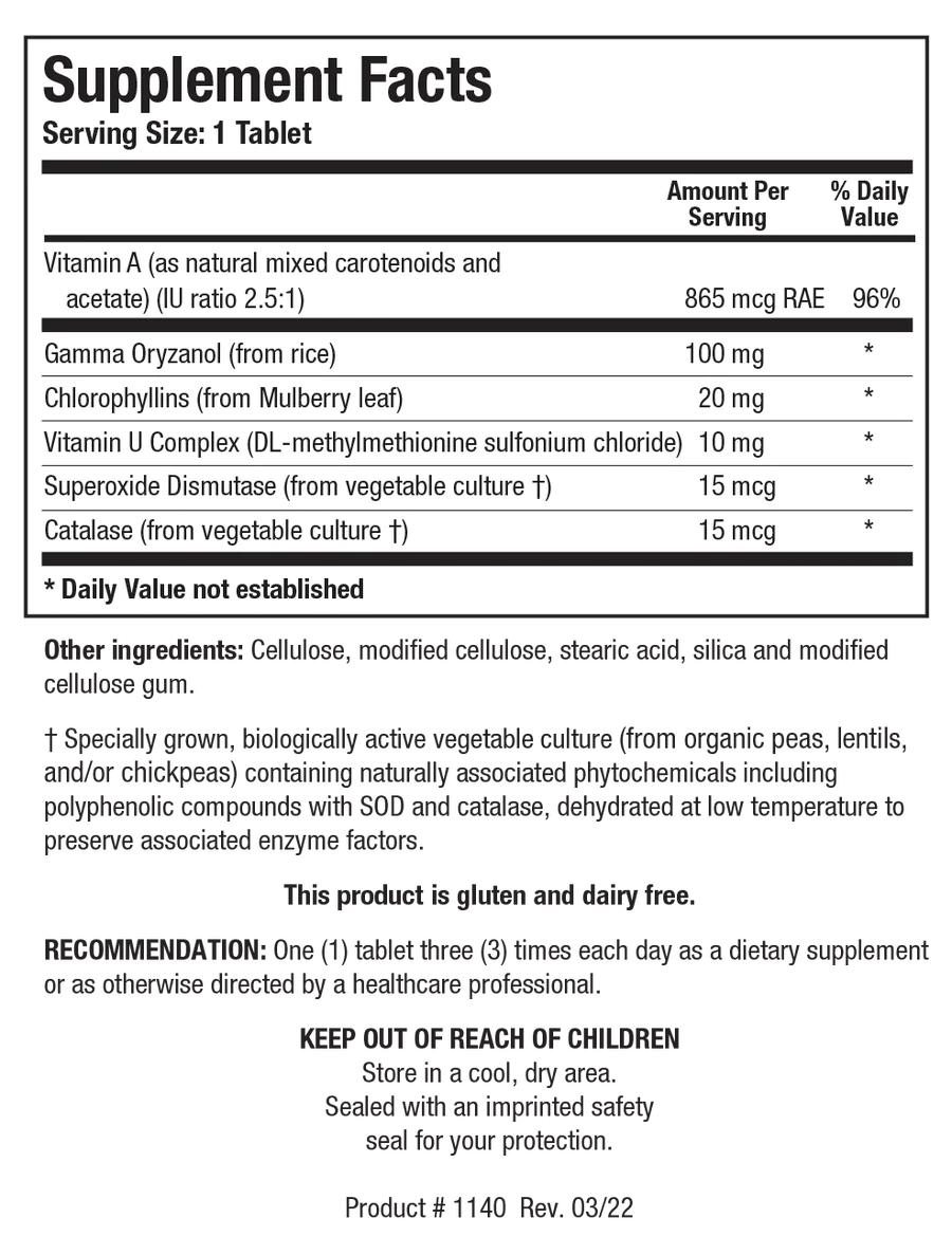 Gastrazyme™ (Vit. U Complex)