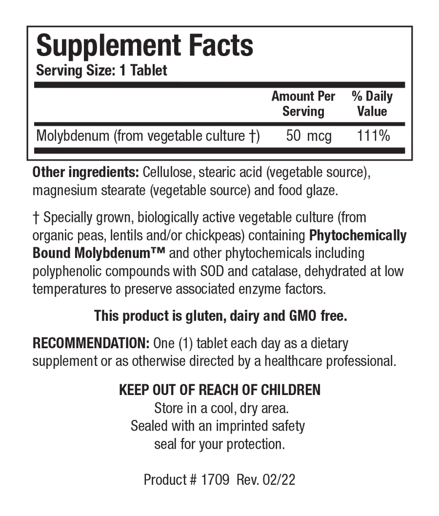 Mo-Zyme™ (Molybdenum)