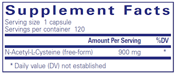 NAC (n-acetyl-l-cysteine) 900 mg
