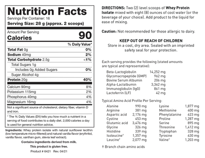 Whey Protein Isolate