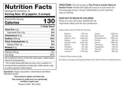 Pea Protein Isolate