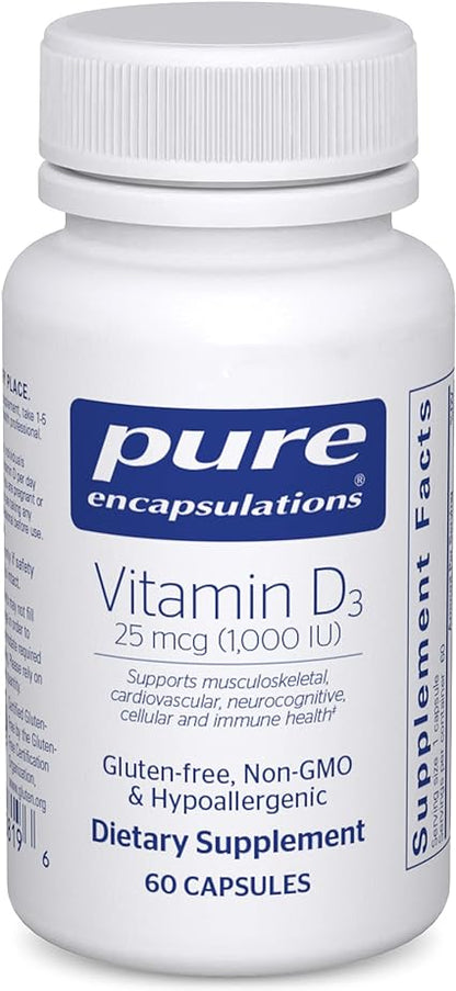 Vitamin D3 25 mcg (1,000 IU)