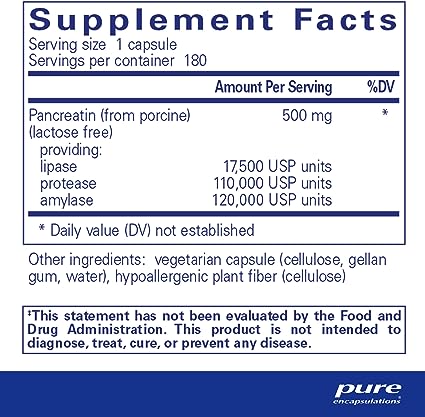 Pancreatic Enzyme Formula