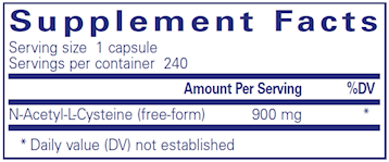 NAC (n-acetyl-l-cysteine) 900 mg