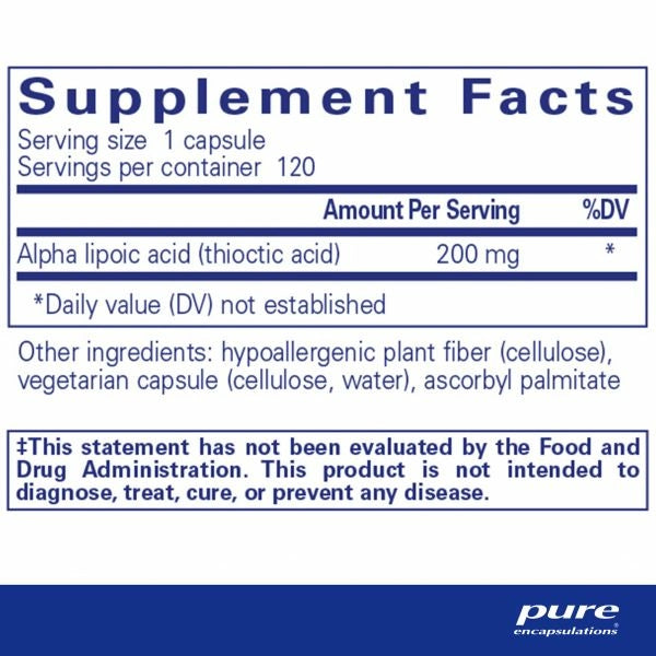 Alpha Lipoic Acid 200 mg