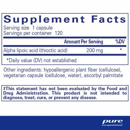 Alpha Lipoic Acid 200 mg