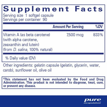 Beta Carotene (with Mixed Carotenoids)