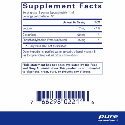 Liposomal Glutathione liquid