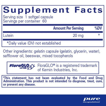 Lutein 20 mg