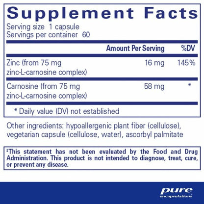 Peptic-Care‡ (Zinc-L-Carnosine)