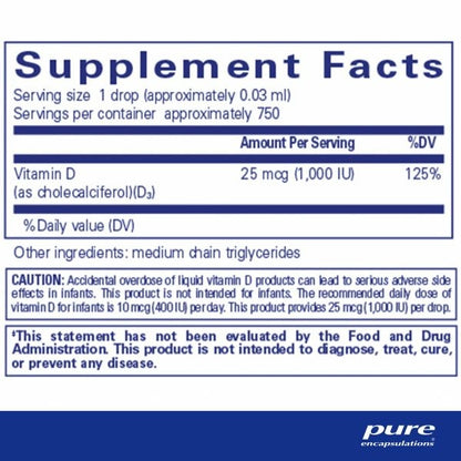 Vitamin D3 liquid