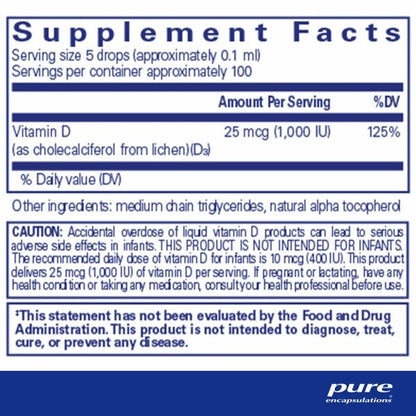 Vitamin D3 (Vegan) liquid 10 ml