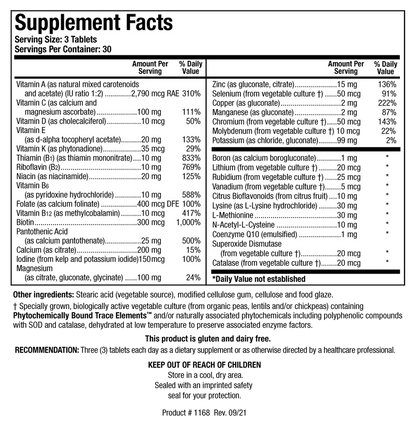 Bio-Multi Plus™ Iron Free