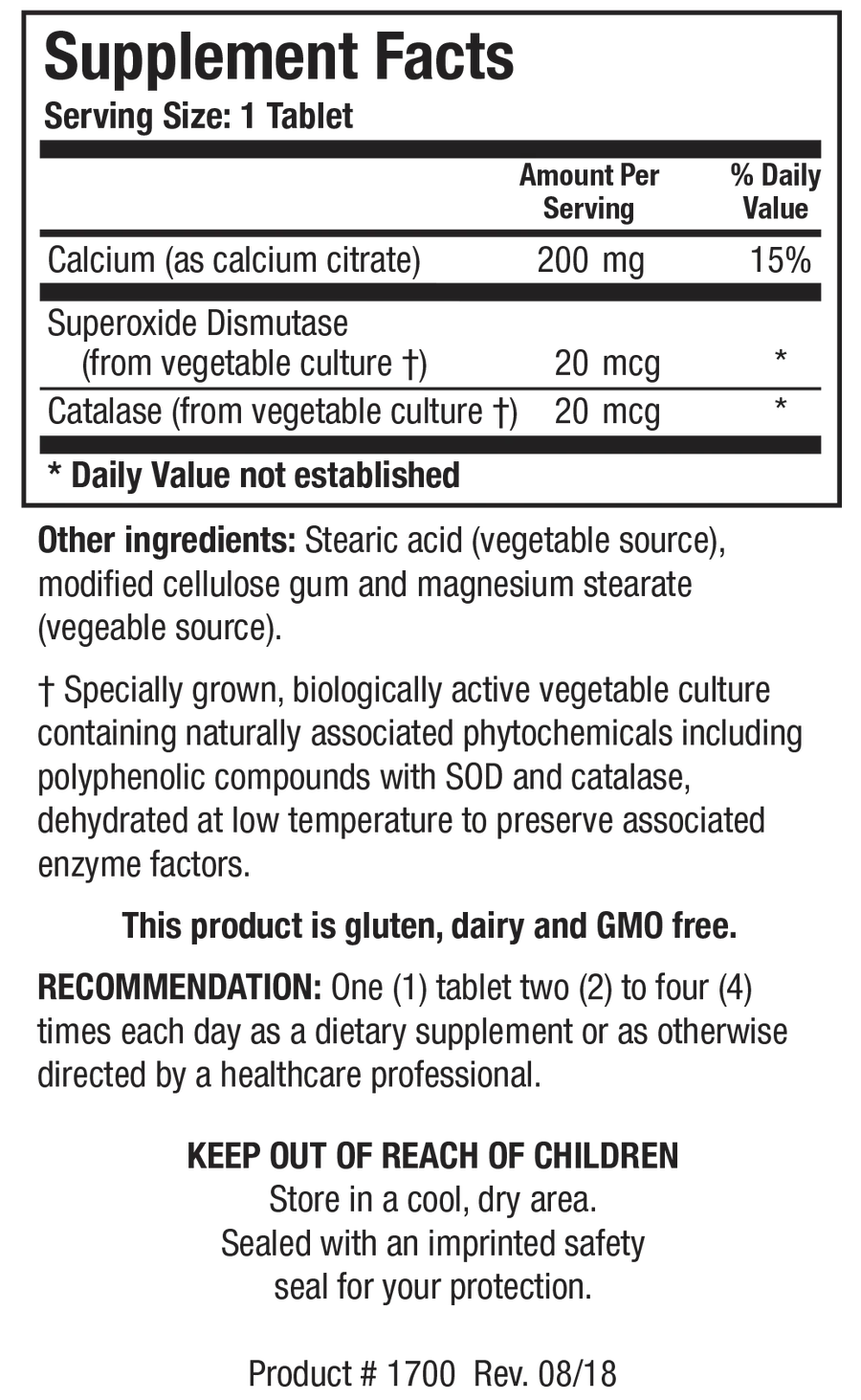 Ca-Zyme™ (Calcium)