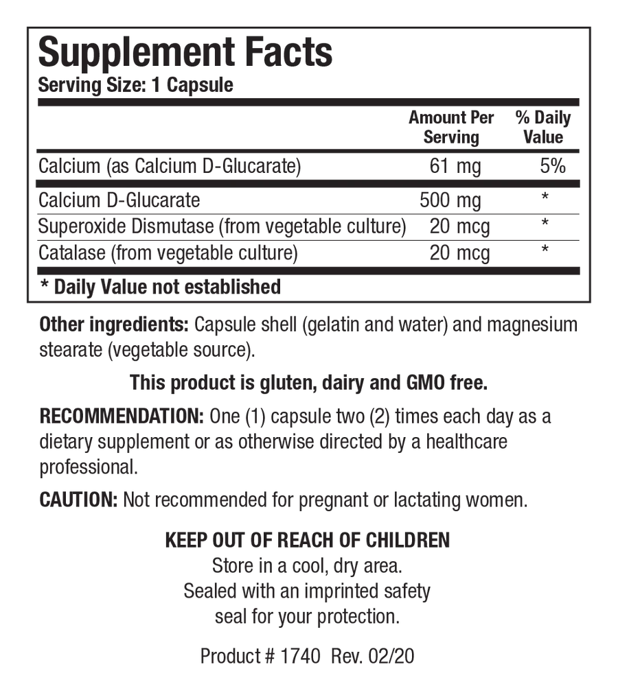 Ca D-Glucarate