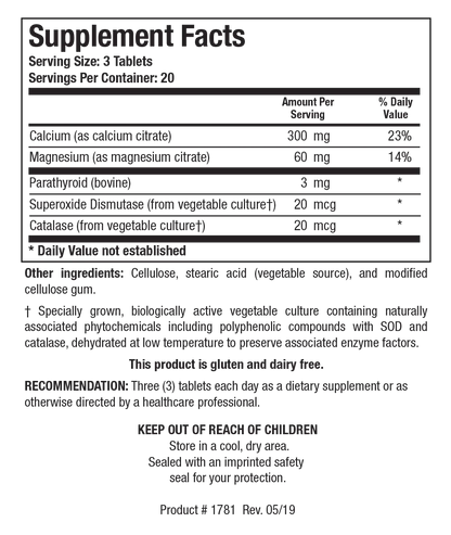 Ca/Mg-Plus™ (with parathyroid)