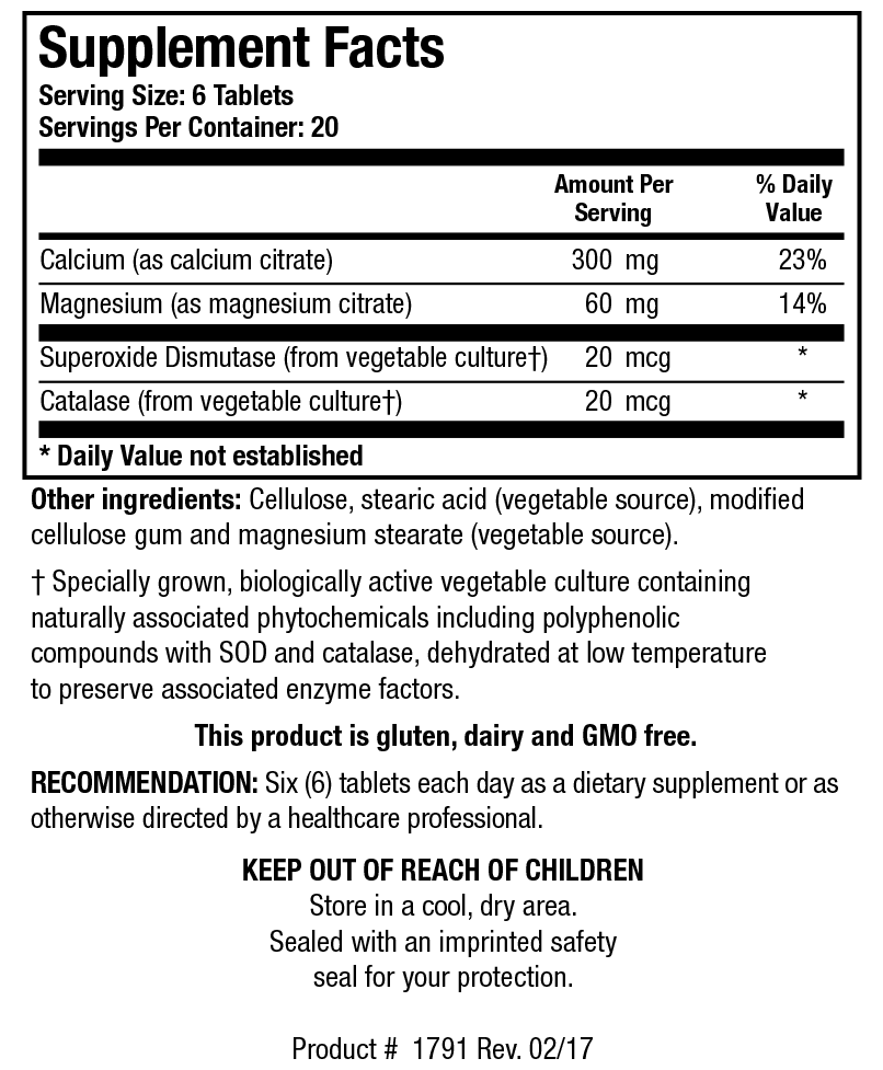 Ca/Mg-Zyme™ (Ca & Mg)