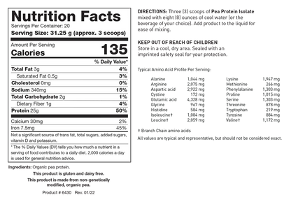 Pea Protein Isolate