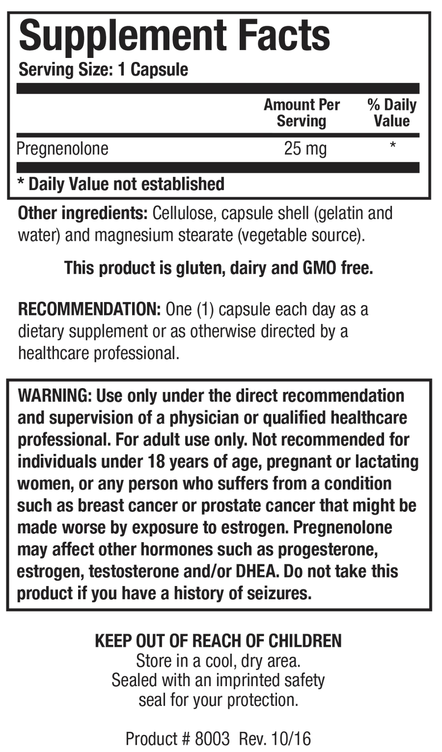 Pregnenolone 25